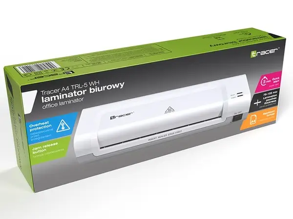 Tracer TRL-5 WH Karšto laminavimo aparatas 280 mm/min Baltas – 5
