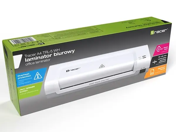 Tracer TRL-5 WH Karšto laminavimo aparatas 280 mm/min Baltas – 10