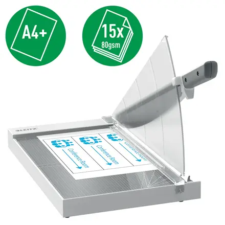 Pjaustyklė-giljotinaLeitz Precision Office Paper Cutter A4+, 15 lapų – 7