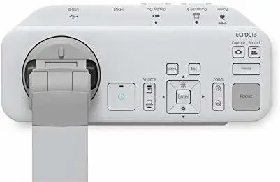 Patogi naudoti ELPDC13 dokumentų kamera suteikia galimybę pasiekti daugybę klasėms pritaikytų funkcijų ir yra puikiai suderinama su „Epson“ mokymams skirtais projektoriais – 5