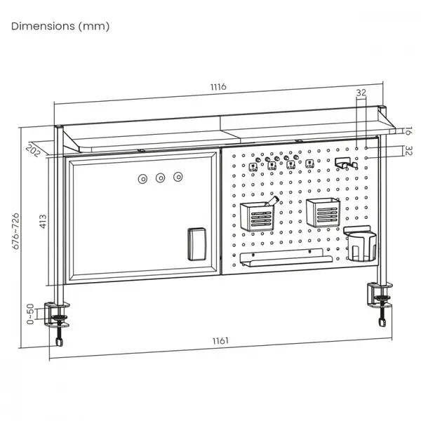 Desk organizer ER-301W – 6