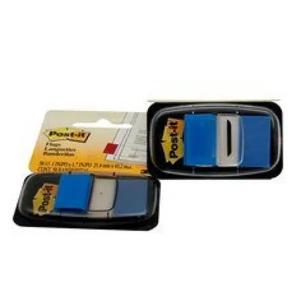 Biuro Priedas - 3M Post-it Indeksai 680-23 44 Juostos Mėlynos – 4