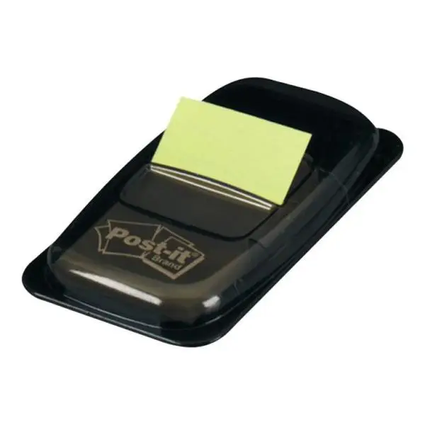 Biuro Priedas - 3M Post-it 680-5 Indeksiniai Juostelės su Dozatoriumi Geltonos – 2