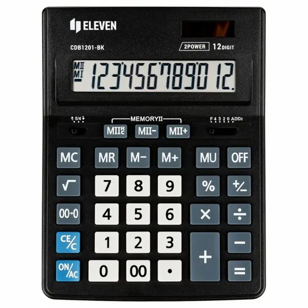 Office calculator CDB 1201BK black – 2