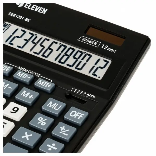 Office calculator CDB 1201BK black – 3
