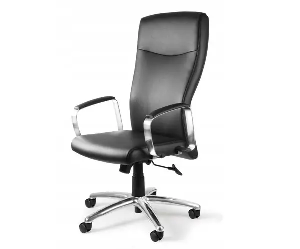 Adella C239 biuro kėdė iš natūralios odos HL-4, juodos spalvos – 3