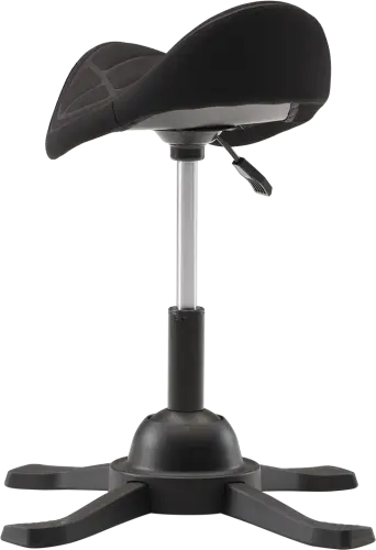 Up Up Toronto ergonominė balansinė kėdė Juoda, Juodas audinys, ilgesnis dujinis keltuvas – 4
