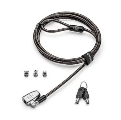 KENSINGTON ClickSafe 2.0 3-in-1 Keyed Laptop Lock T-Bar Nano & Wedge Anchors