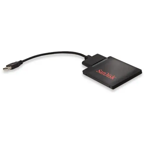 SANDISK Notebook Upgrade Kit for SSD USB to SATA Cable with software download for cloning your HDD to SSD