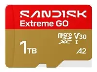 SANDISK Extreme GO microSDXC UHS-I Card 1TBMicroSD 240MB/s Read / 160MB/s Write 5K video
