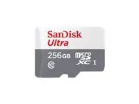 SANDISK Ultra microSDXC 256GB + SD Adapter 100MB/s Class 10 UHS-I