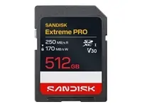 SANDISK Extreme Pro SD UHS-I 512GB SD 250MB/s Read / 170MB/s Write