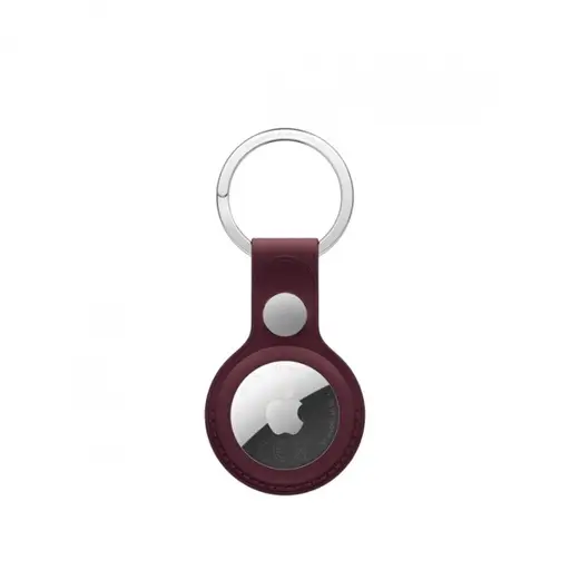 APPLE AirTag FineWoven Key Ring - Burgundy
