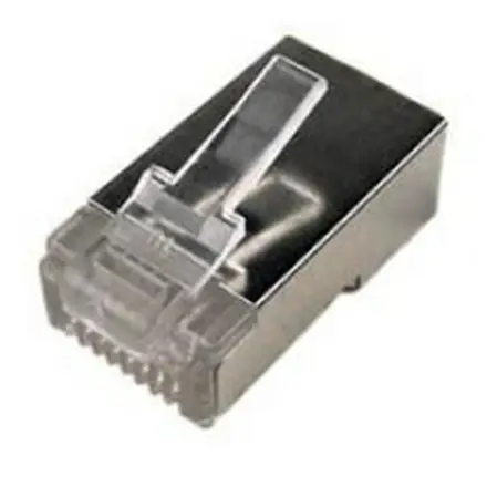 MP0003 CAT5e Modular PlugSuitable for 8P8C Round CableConnector shieldedGold-plated contacts