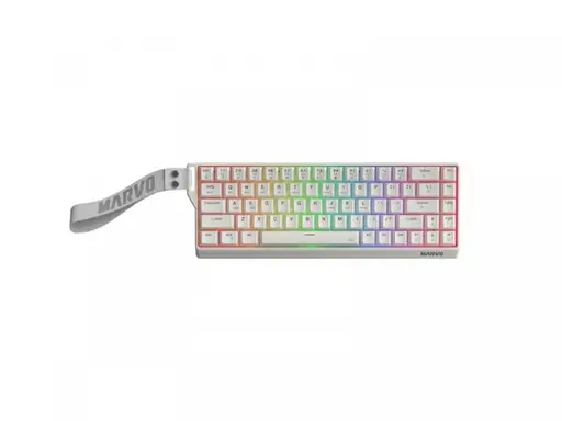 Mechanical keyboard Saber 65W wireless white