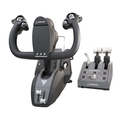 Thrustmaster TCA Yoke Pack Boeing Edition Flight Stick & Quadrant Bundle