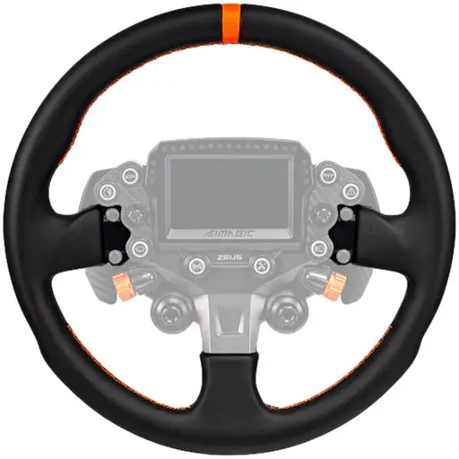 SIMAGIC ZS-330RR (Leather), 330 mm Round, authentic rally feel, heavy-duty use