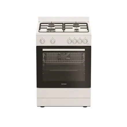 INDESIT Cooker I6G5KCW Hob type Gas