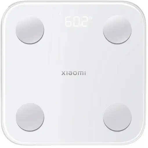 Xiaomi išmanios svarstyklės S400 rodančios kūno kompozicija