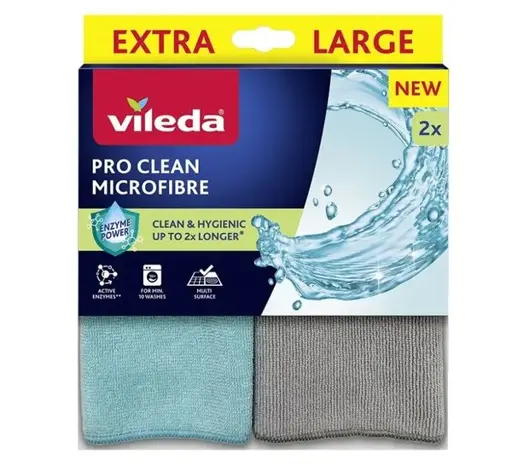 Universali šluostė su fermentais Vileda Pro Clean 2 vnt.