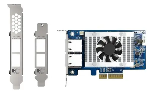 QNAP Two 10GbE Ports with SR-IOV and iSCSI, Block-based, Supports Multiple Virtual Disk Modes