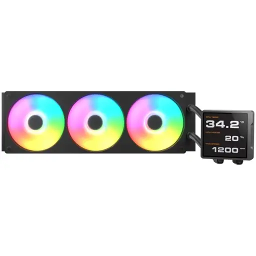 COUGAR Poseidon Vistek Pro ARGB 360 AiO Liquid Watercooling - Black