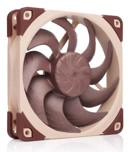 Noctua NF-A12X25 G2 LS-PWM Kompiuterio aušinimo sistema Kompiuterio korpusui Ventiliatorius 12 cm Rusvai gelsvas 1 vnt