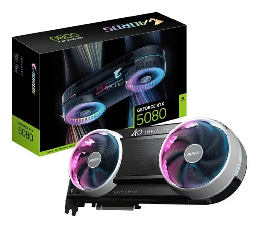 GIGABYTE AORUS GeForce RTX 5080 INFINITY 16G NVIDIA 16 GB GDDR7