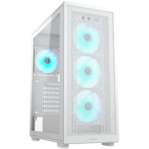 COUGAR MX220 RGB PC Case, Mid Tower, White