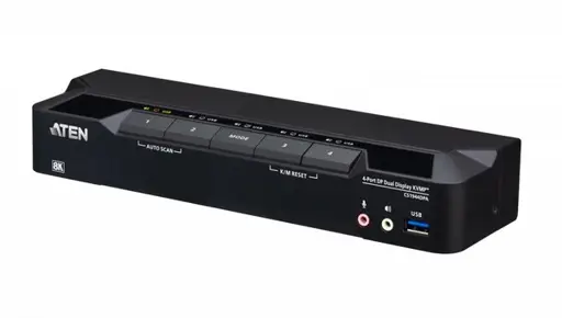 VMP Switch 4-Port USB 3.0 8K DP Dual Display