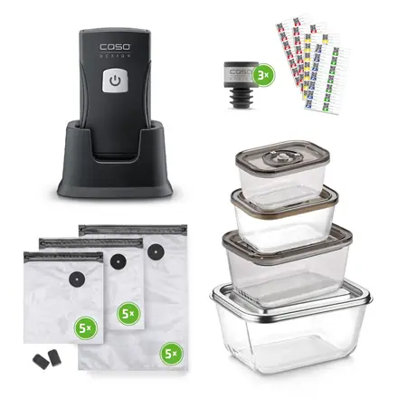 Caso Professional Hand Vacuum Sealer with Accessories