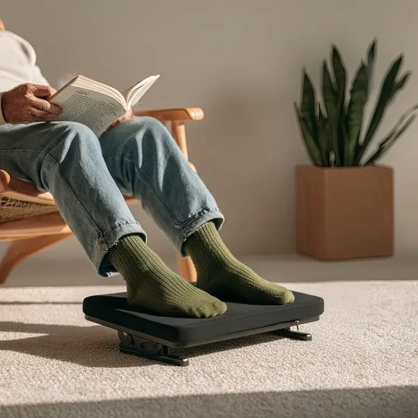 "Maclean" ergonominė atrama kojoms, kojų atrama, tolygiai reguliuojamas kampas, nuimama pagalvėlė, MC-460 – 3