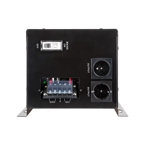 KEMOT PROsinus-2200 sieninis avarinis maitinimo šaltinis – keitiklis su grynu sinusiniu signalu ir įkrovimo funkcija, 12 V, 230 V, 2200 VA/1600 W – 3