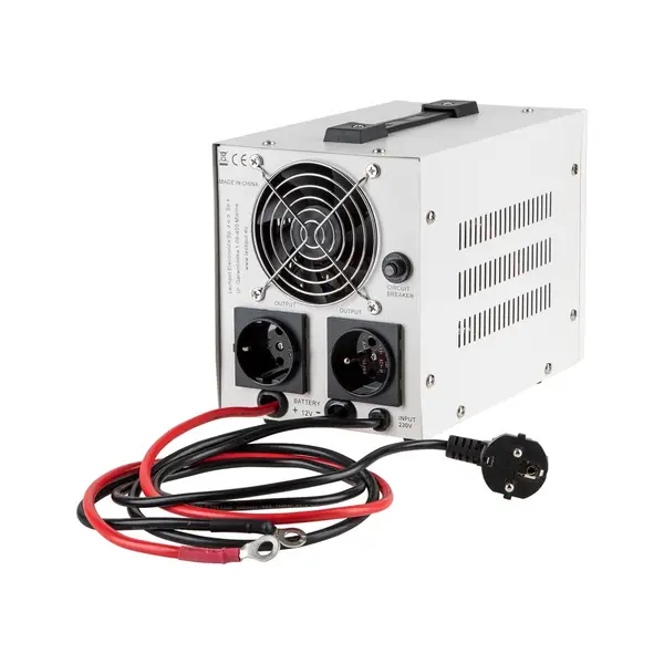 Avarinis maitinimo šaltinis „KEMOT PROsinus-500“ – keitiklis su grynu sinusiniu signalu ir įkrovimo funkcija, 12 V, 230 V, 500 VA/300 W – 2