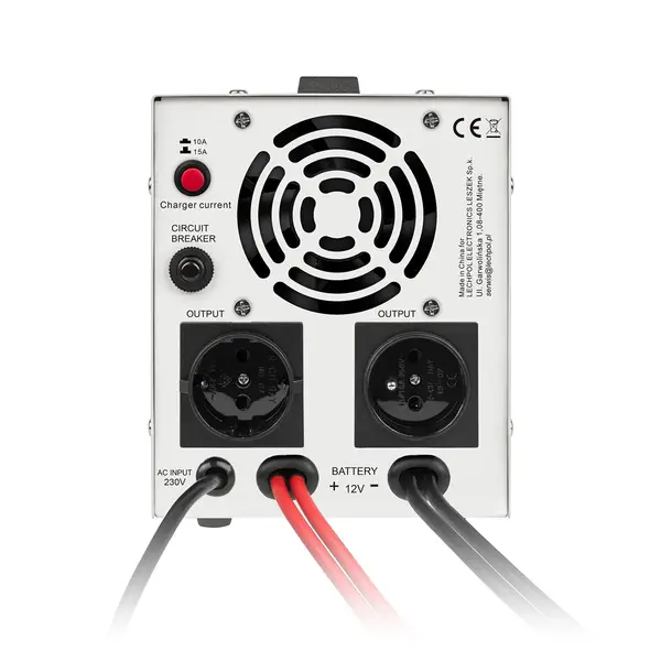 Avarinis maitinimo šaltinis „KEMOT PROsinus-800“ – keitiklis su grynu sinusiniu signalu ir įkrovimo funkcija, 12 V, 230 V, 800 VA/500 W – 4