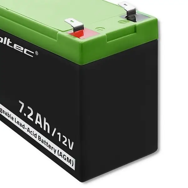 QOLTEC 53062 AGM battery 12V 7.2Ah max 108A – 4