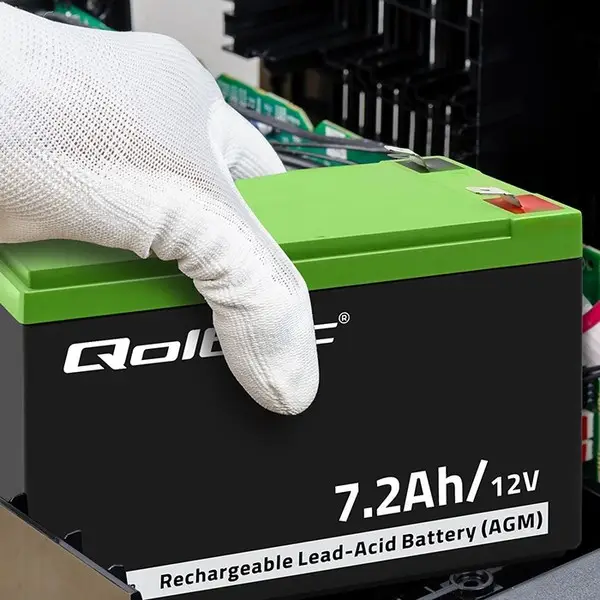 QOLTEC 53062 AGM battery 12V 7.2Ah max 108A – 6