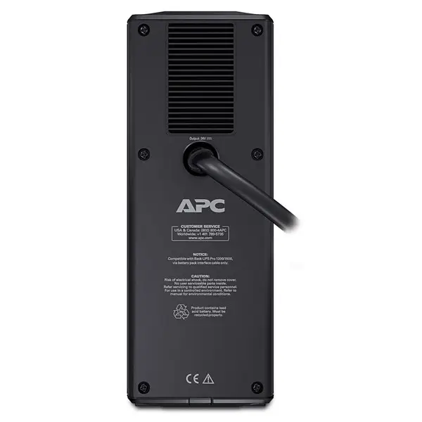APC Back-UPS Pro Battery Pack 24V Battery enclosure 12V 2 x battery lead acid Black – 7