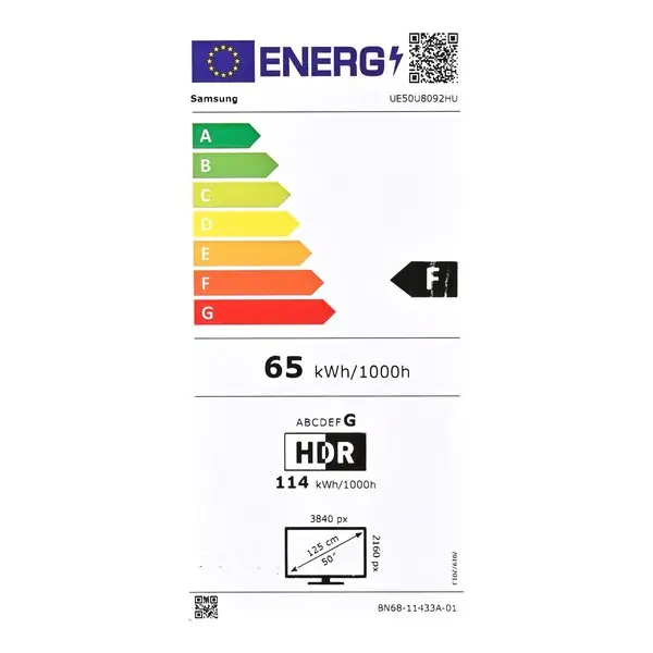 Samsung UE55U8092HU 55 Crystal UHD U8000H 4K Samsung Vision AI Smart TV (2026) – 8