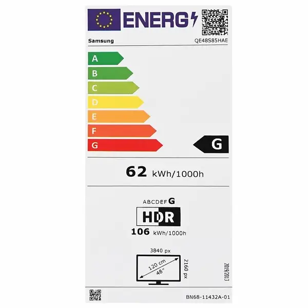 Samsung QE48S85HAEXXH 48" OLED S85H 4K Samsung Vision AI išmanusis televizorius (2026) – 7