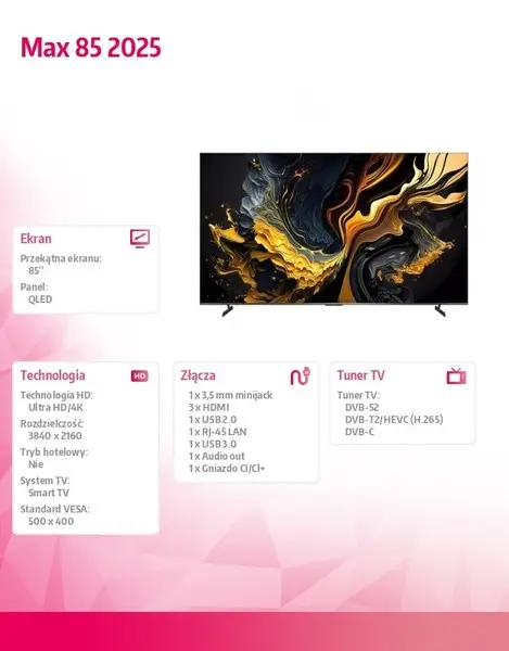 Xiaomi TV Max 85" 2025 Smart TV – 3