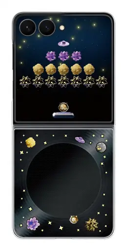 SAMSUNG Z FLIP8 MAGNETIC SMART WALLPAPER COVER BLACK
