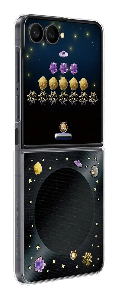 SAMSUNG Z FLIP8 MAGNETIC SMART WALLPAPER COVER BLACK – 3