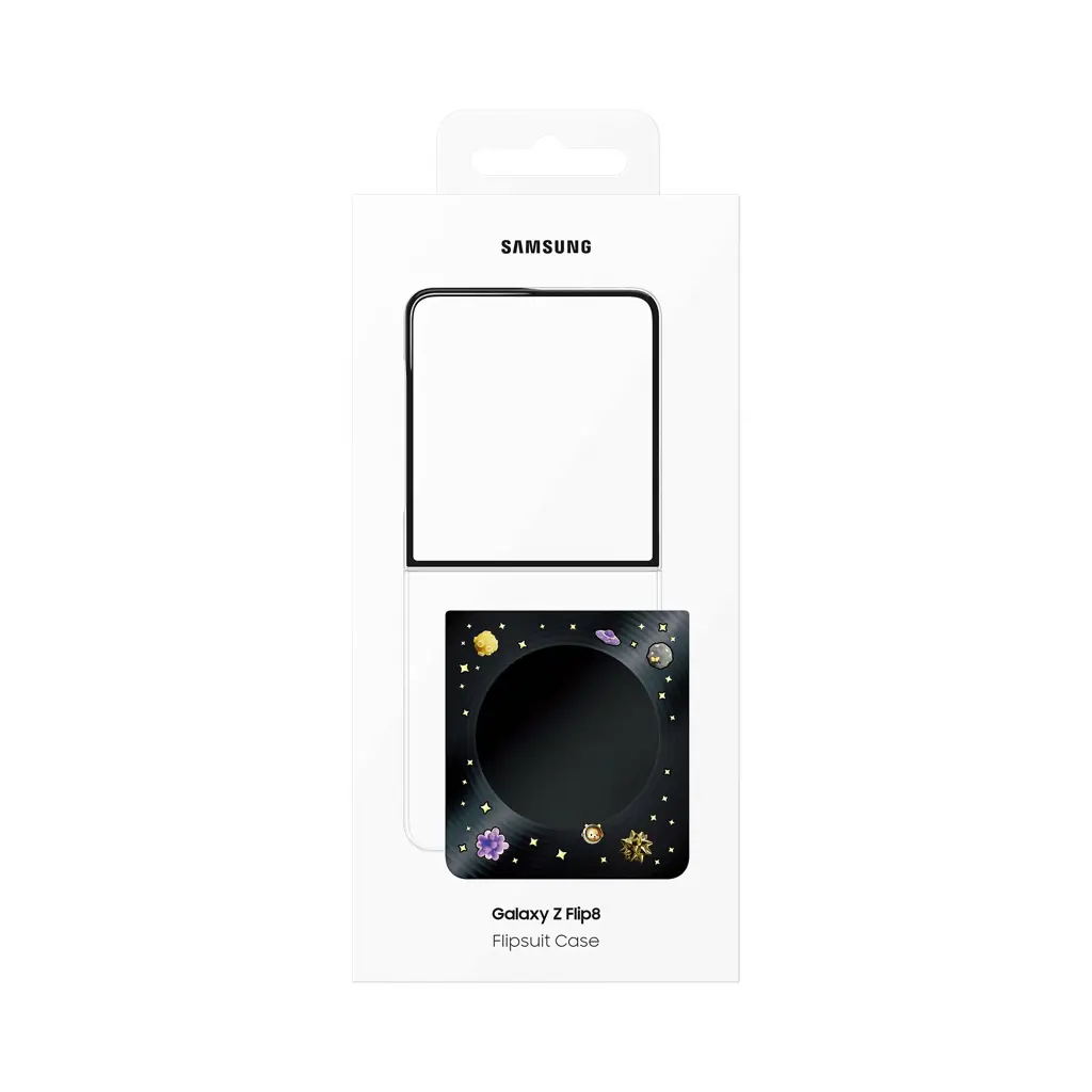 SAMSUNG Z FLIP8 MAGNETIC SMART WALLPAPER COVER BLACK – 4