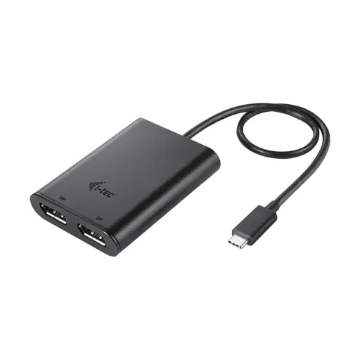 I-TEC USB-C Dual 4K/60Hz single 8K/30Hz DP Video Adapter 2x DP Port