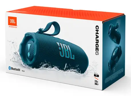 JBL Charge 6 Nešiojama garso kolonėlė, Bluetooth, Blue – 3
