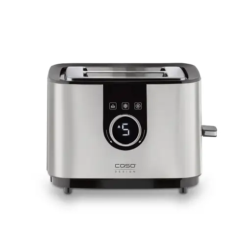 Caso 02769 Selection T2 Toaster for 2 slices + bun warmer, Stainless Steel