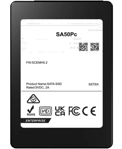 Pascari SA50P 2.5" 3.84TB SATA III SSD Enterprise Non-SED
