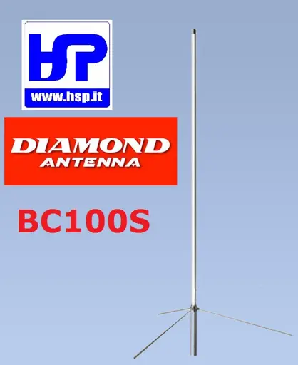 VHF Bazinė 3.4dBi VHF st.pluošto antena 1,7m