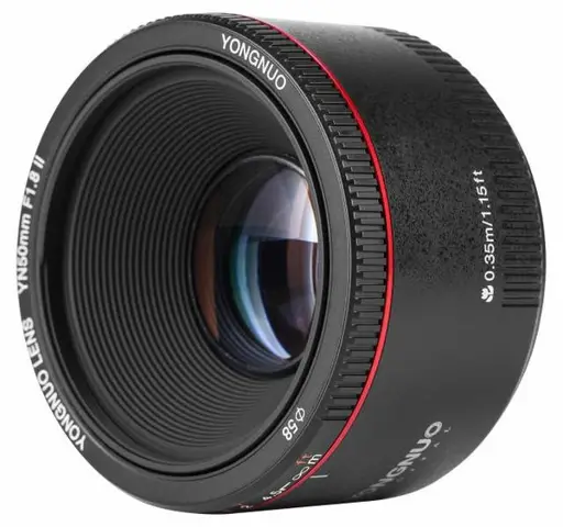 Yongnuo YN 50mm f/1.8 II lens for Canon